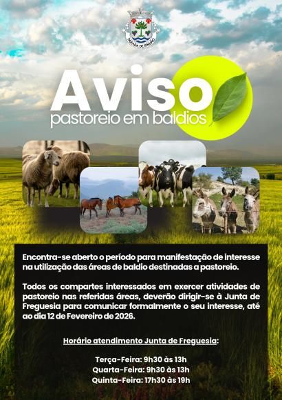 AVISO - PASTOREIO EM BALDIOS